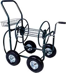 Buy Karmas Product 4 Wheels Portable Garden Hose Reel Cart Storage Basket Rust Resistant Heavy Duty Water Hose Holder Online In 2020 Garden Hose Reel Cart Garden Hose Reel Water Hose Holder