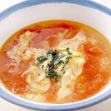 トマト入りにんにくスープ by石原洋子さんの料理レシピ レタスクラブ レシピ 料理 レシピ レシピ スープ レシピ トマト