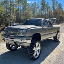 2003 Chevrolet Silverado 1500 with 26x10 25 Eclipse Replica 258 and  3713.5R26 Gladiator Xcomp Mt and Suspension Lift 6 & Body 3 | Custom  Offsets