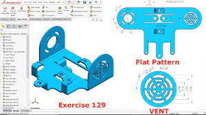 Solidworks Sheet Metal Exercise 129-sketched Bend And Jog - Youtube In 2021 Solidworks Sheet Metal Drawing Sheet Metal