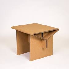 Cardboard Side Table Free Shipping Chairigami Cardboard Furniture Cardboard Design Cardboard Furniture Design