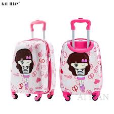 18 luggage collection at alibaba.com to carry your belongings safely with style while traveling.18 luggage in all shapes and sizes in sync with all ages and style preferences are in stock.18 luggage in varieties like duffel bags, carry bags, trolley bags, etc., are available exclusively for you. Kid S Rolling Luggage Travel Suitcase On Wheels Children S Carry On Trolley Bag Cute Cartoon Suitcase For Suitcase Traveling Trolley Bags Kids Rolling Luggage