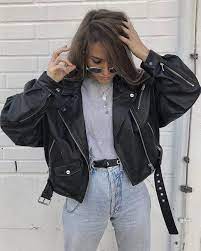 Dylan 80 S Black Leather Biker Jacket Leather Jacket Outfits Cute Outfits Jacket Outfits