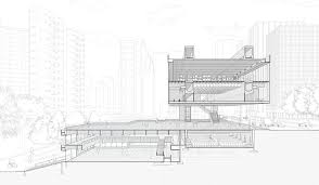 Sao Paulo Museum Of Art Lina Bo Bardi Architectural Section Ltl Architects Architecture