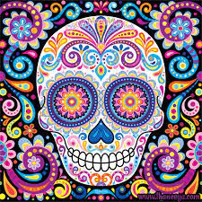 While the most easily recognizable aspects are probably the various representations of skulls and skeletons, the one that holds the most meaning for those celebrating is the altar, or ofrenda in spanish. Day Of The Dead Art A Gallery Of Colorful Skull Art Celebrating Dia De Los Muertos Art Is Fun