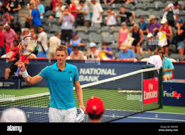The South African Tennis Player Kevin Anderson At The 2016 Rogers Cup Held In The Toronto Aviva Centre In Canada Stock Photo Alamy