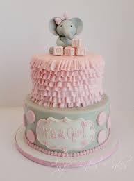 Pink And Grey Elephant Baby Shower Ideas Party Collection Partymazing Pink Baby Shower Cake Elephant Baby Shower Cake Baby Shower Cakes Girl