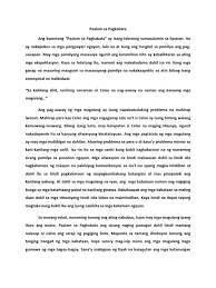 Pero, sa katunayan, ito'y ipinakita sa taong hindi nabigyan ng pagkakataon na masalap ang kanyang pagkabata. Paalams A Pagkabata