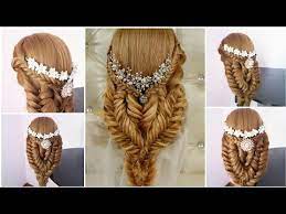 Kashee S Inspired Hairstyle Fishtail Braid Easy Hairstyle For Girls Youtube Easy Braids Fish Tail Braid Haircuts For Men