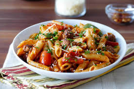 Instant Pot Pasta With Sausage In Tomato Cream Sauce Paint The Kitchen Red