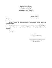 An enrollment deposit of $250 is due with the online intent to enroll and the remaining $500 will be billed with tuition. Promissory Note Sample For School Tuition Fee