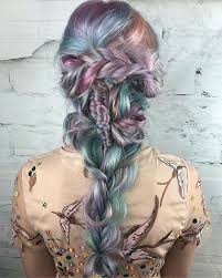 Mermaid Hair Colors And Style For Long Hair Braided Mermaid Hairstyle Meerjungfrau Haarfarbe Zopf Lange Haare Haarfarben