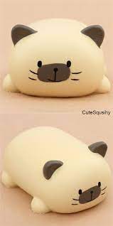 Squishy Beigefarbene Katze Mit Grauen Ohren Mit Aroma Von Oriker Squishies Katzen Basteln Mit Fimo