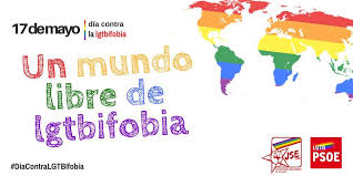 Hoy se conmemora el día internacional contra la homofobia, transfobia y bifobia. Manifiesto Del Dia Internacional Contra La Homofobia Transfobia Y Bifobia Juventudes Socialistas De Espana