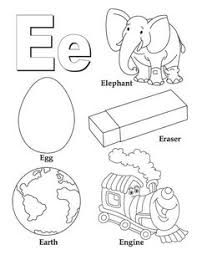 Illustration about cute and colorful alphabet letter e with set of illustrations and words printable sheet. 7 Letter E Ideas Letter A Crafts Preschool Letters Alphabet Preschool