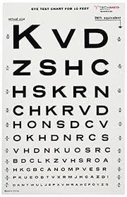 Dukal 3062 Tech Med Illuminated Eye Chart Snellen 10 Test