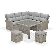 Shop casual outdoor dining sets at luxedecor.com. Scancom Aruba Lite Corner Casual Dining Set With All Weather Cushions The Home Depot Canada