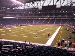 Ford Field View From Lower Level 140 Vivid Seats