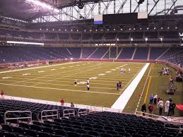 ford field view from lower level 140 vivid seats