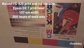 تحميل تعريف طابعة epson l220 ابسون متعددة المهام كـ طابعة و الة نسخ مباشرة و سكانر ولا ننسى ميزتها الاكثر شهرة خزانات الحبر المدمجه فهي الحل لمن يعاني من يوفر الطراز l220 الطباعة بتكلفة منخفضة جدًا للصفحة الواحدة للطباعة بالحبر الأسود كما للطباعة بالألوان. Roland Vs 420 Print Cut Machine Epson Roland Refurbished