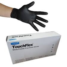 Powder free for healthy skin and cleaner surgery environment sensitive areas free of red, itchy sores, due to no latex protein and chemical residues below the limit of detection Touchflex N318d 50s Disposable Nitrile Gloves Powder Free Black Size S 7 Pack Of 100 Pieces Buy Online In Bahamas At Bahamas Desertcart Com Productid 47900914
