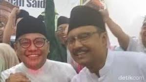 Saling Sentil Gus Ipul dan Cak Imin soal Pencopotan Ketua PWNU Jatim