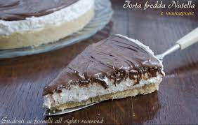 150 g di nutella per farla in casa seguite la mia ricetta qui 200 ml di panna vegetale. Torta Fredda Nutella E Mascarpone Ricetta Senza Cottura