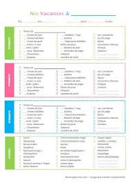 Ma Check List Pour Les Vacances Bee Organisee Liste De Vacances Liste Valise Vacances