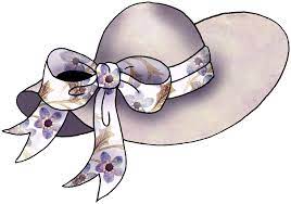 Purple Wood Roses Fashion Hats Clip Art Prints For Your Decoupage And Paper Crafts In 2021 Prints Tea Hats Art