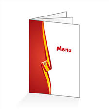 The casual restaurant a4 menu from musthavemenus has a subtle gray background bordered at the top with a rose colored floral pattern, and gray lace texture lines the bottom edge. Menu A Personnaliser A4 6 Pages
