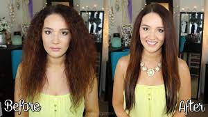 Frizz refers to the strands of hair that stick out from the rest of your you can control the frizz that often comes with straightening your hair by monitoring the temperature of iron. How To Straighten Hair In Humidity Tips Products Advice Youtube