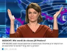 Stef wauters, dany verstraeten, birgit van mol, cathérine moerkerke of freek braeckman. Vtm Nieuws Zoekt Nieuwe Weerman Of Weervrouw Frontview Magazine