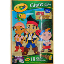 Jake and the neverland pirates team found treasures coloring page to color, print and download for free along with bunch of favorite jake and the neverland pirates coloring page for kids. Crayola Disney Jake And The Neverland Pirates 18 Giant Coloring Pages Walmart Com Walmart Com