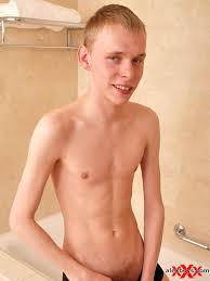 Skinny blonde queer lad-exposed hot photo