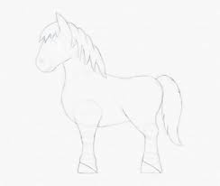 Can che abbaia non morde. Disegno Per Bambini Disegnare Un Pony