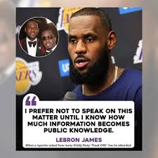 LeBron James Answered Reporter's Question About Diddy's Alleged ...