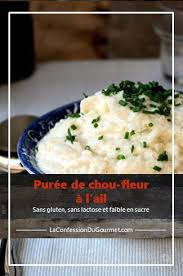 Puree De Chou Fleur A L Ail Food France Food French Cuisine