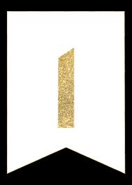 Print your free copy and hang it on your wall! Gold Free Printable Banner Letters Paper Trail Design