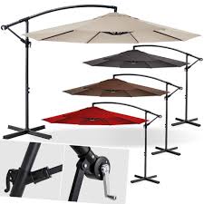 Kesser Alu Sonnenschirm O300cm Ampelschirm Handkurbel Schirm Gartenschirm 3m Sonnenschirm Gartenschirm Sonnenschirm Terrasse