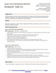 The lawn care technician's responsibilities include clipping grass and shrubbery, removing trash from the vicinity, and ensuring. Lawn Care Technician Resume Samples Qwikresume