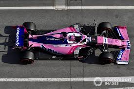 Lance Stroll Sportpesa Racing Point F1 Team Rp19 With Aero Sensor Racing Race Point Teams