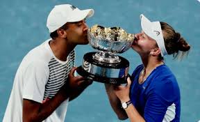 It marks krejcikova's third straight mixed doubles title at melbourne park after she triumphed with ram in 2019 and nikola mektic last year, capping a successful fortnight for the czech, who also reached. Cal Tennis No Doubles Double At Aussie Open For Assistant Coach Rajeev Ram Sports Illustrated Cal Bears News Analysis And More