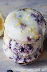 Baked Blueberry Donuts With Lemon Glaze Girl Heart Food