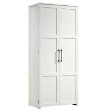 Unbranded Homevisions Soft White Storage Cabinet 425047 The Home Depot In 2020 White Storage Cabinets Office Storage Cabinets Pantry Storage Cabinet