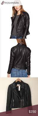 Bb Dakota Bloomingdales Real Leather Moto Jacket Allsaints Style Leather Moto Jacket Clothes Design