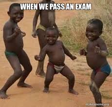 When we pass an exam - Dancing Black Kids Meme Generator