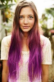 To get an obvious dip dye style using manic panic color, brunettes will need to lighten their hair first. Hairway To Heaven Purple Dip Dye Hair Tutorial