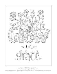 Hidden Treasures Printable Library Grow In Grace Coloring Pages Faith Crafts