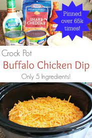With Only 5 Ingredients This Crock Pot Buffalo Chicken Dip Recipe Is Easy Buffalo Chicken Dip Recipe Crock Pot Chicken Dip Recipe Buffalo Chicken Dip Recipe