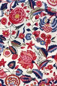 Zoffany only uses linen to design this textile that is available. Indienne Cotton Fabric 110cm Width Motif 1 On Cream Base